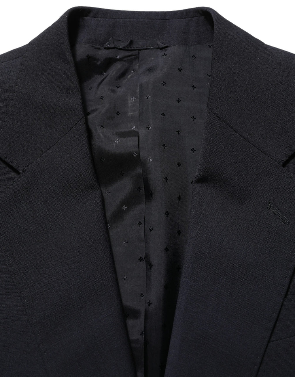 Dolce & Gabbana Black Wool Slim Fit Formal 3 Piece Men Suit