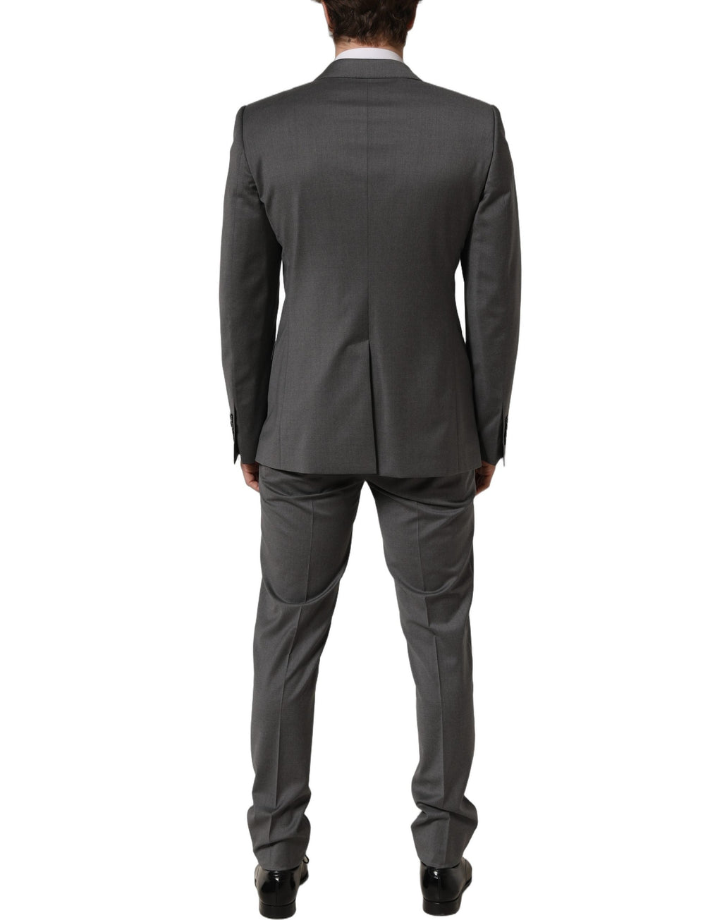 Dolce & Gabbana Gray MARTINI Slim Fit Formal 2Piece Men Suit