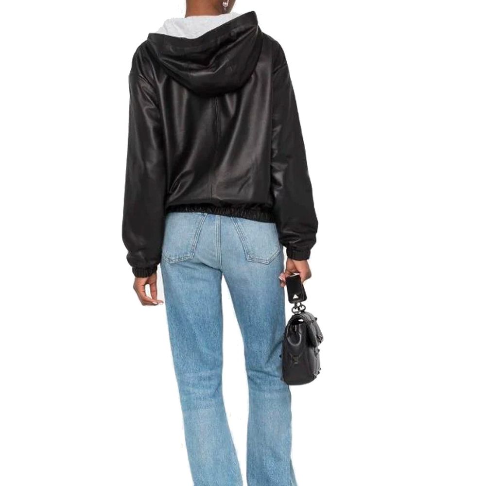 Saint Laurent Black Leather Tank Tops