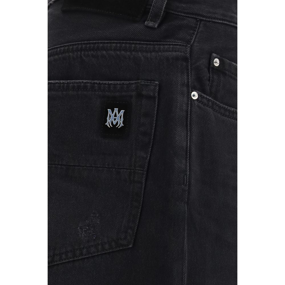 Amiri Black Cotton Jeans Denim