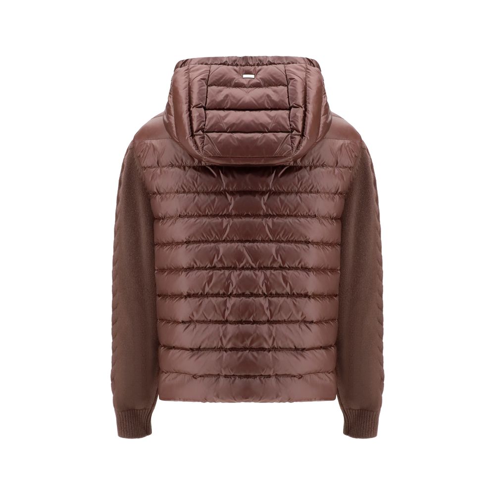 Herno Brown Polyester Full-Length Jacket