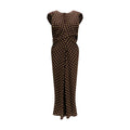 Marni Brown Silk Casual Dress