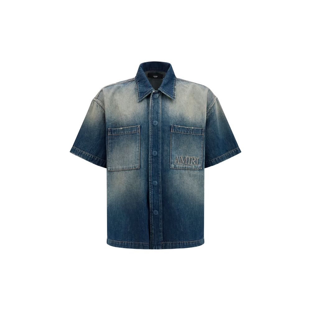 Amiri Blue Denim Shirt
