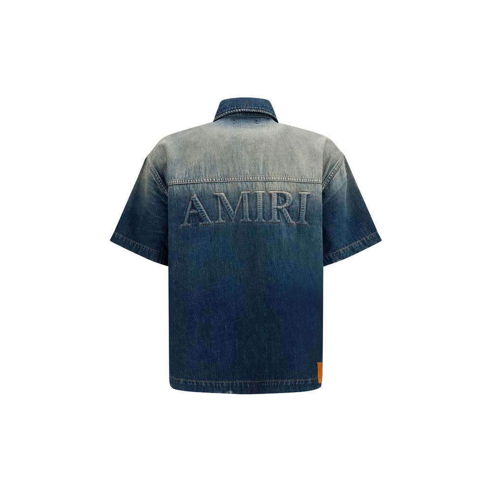 Amiri Blue Denim Shirt