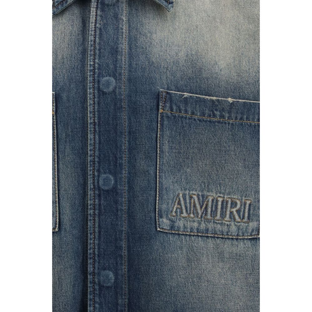 Amiri Blue Denim Shirt