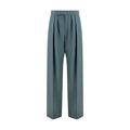 Chloé Bicolor Wool Oves Aries Dress Pants