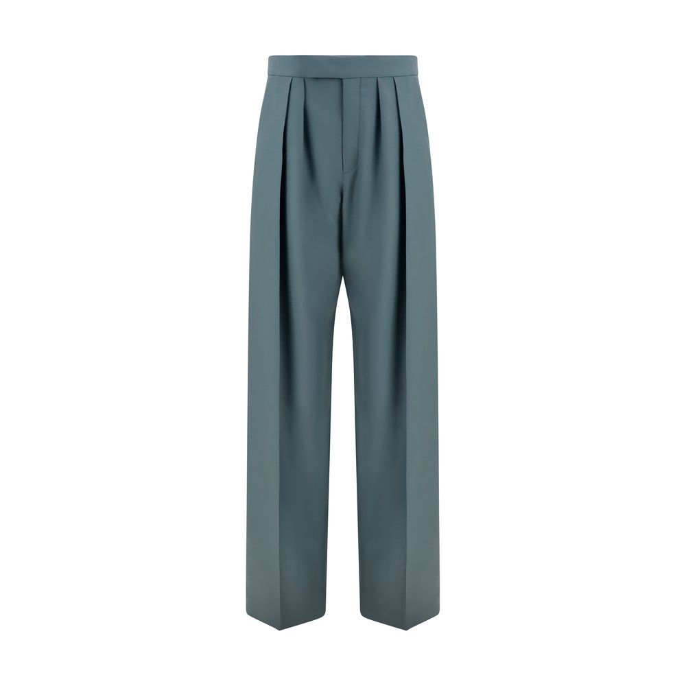 Chloé Bicolor Wool Oves Aries Dress Pants