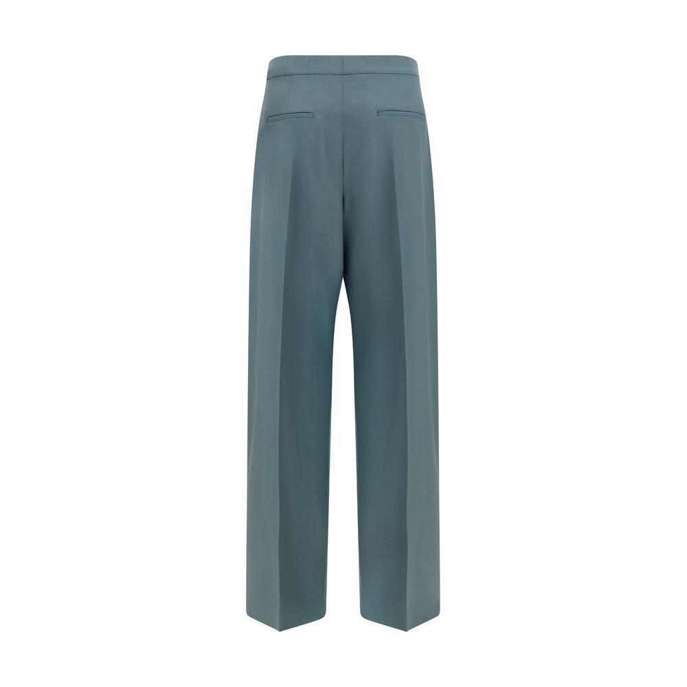 Chloé Bicolor Wool Oves Aries Dress Pants