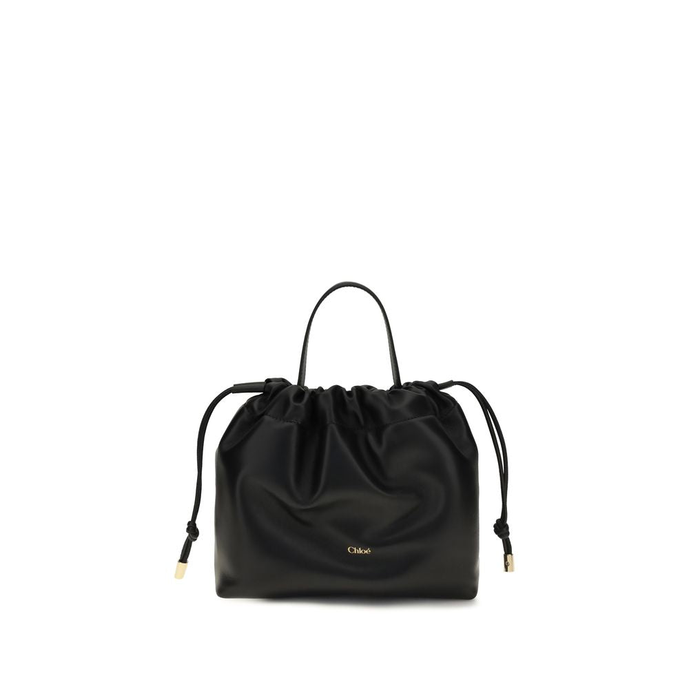 Chloé Black Lamb Ovis Aries Aries Shoulder Bag
