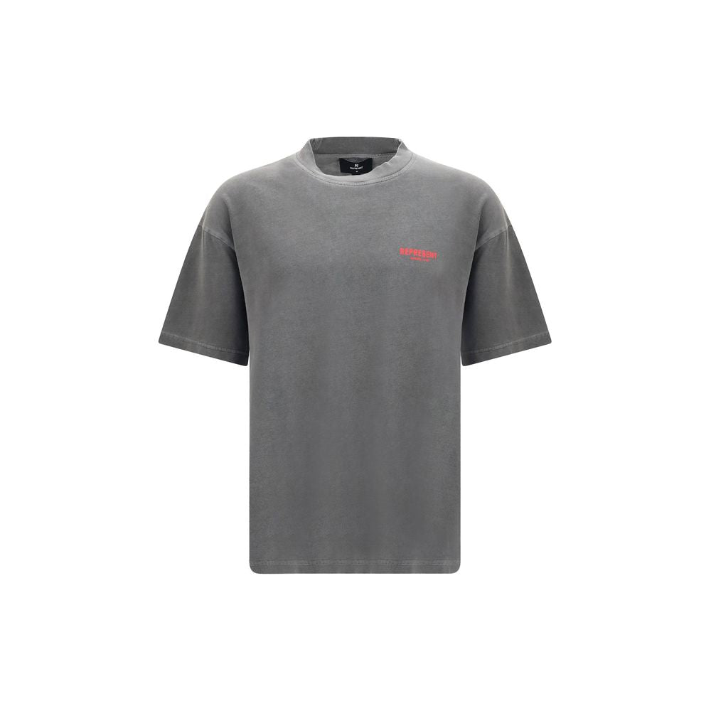 Represent Gray Cotton T-Shirt