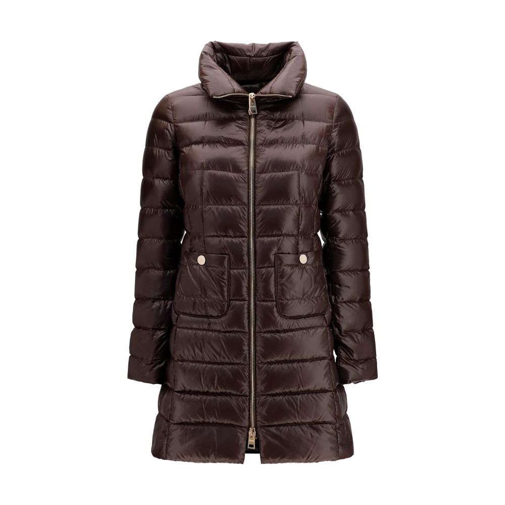 Herno Brown Polyamide Full-Length Jacket