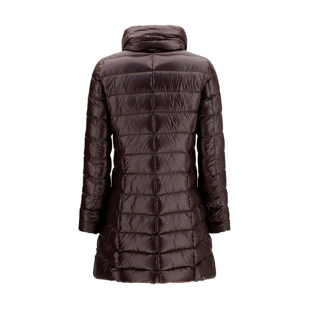 Herno Brown Polyamide Full-Length Jacket