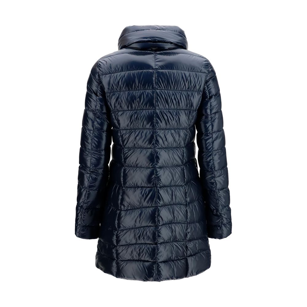Herno Blue Polyamide Full-Length Jacket