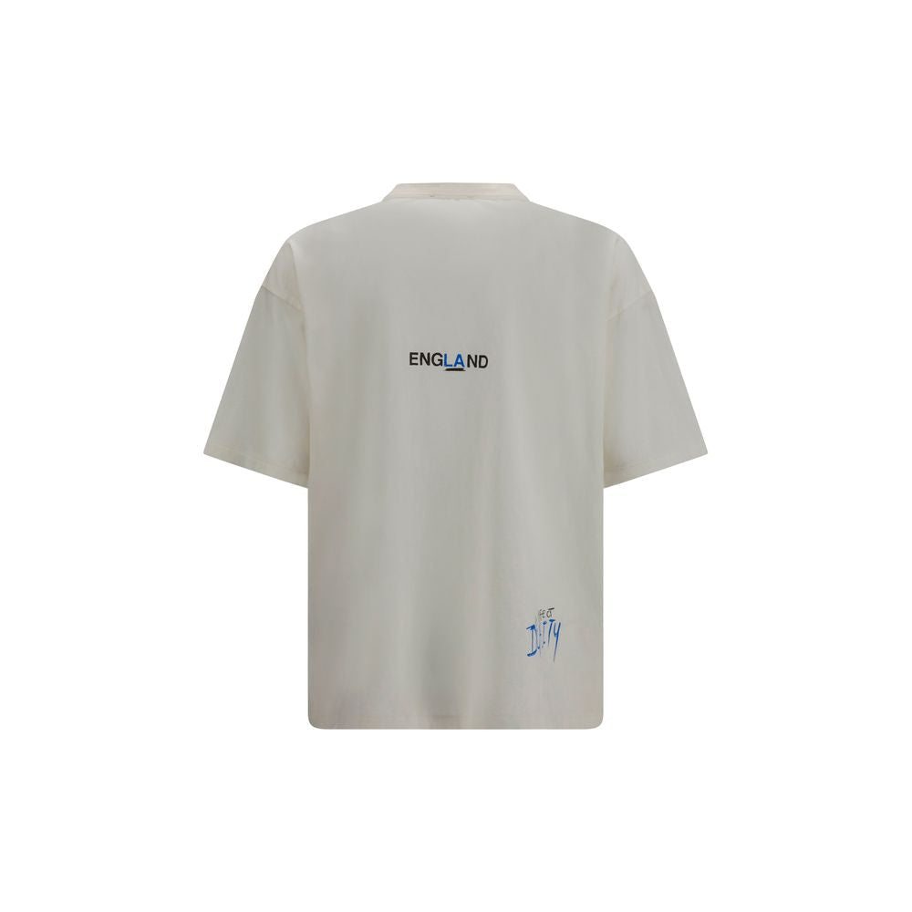 Represent Beige Cotton T-Shirt