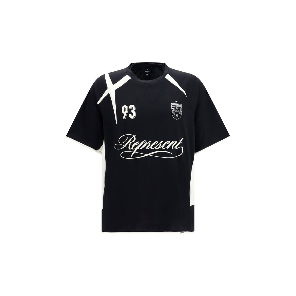 Represent Black Polyester T-Shirt