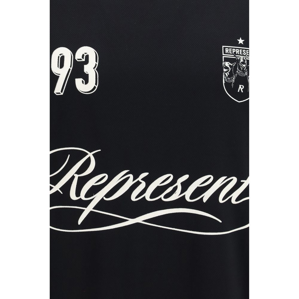 Represent Black Polyester T-Shirt