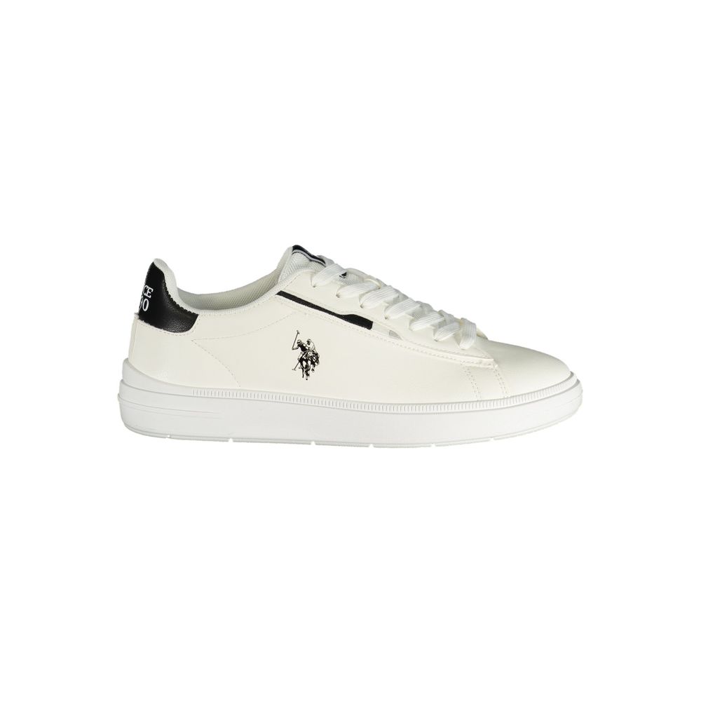 U.S. POLO ASSN. Bianco Polyurethane Mens Sneaker
