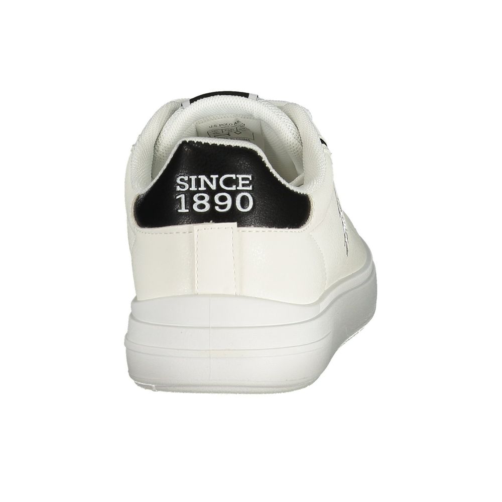U.S. POLO ASSN. Bianco Polyurethane Mens Sneaker