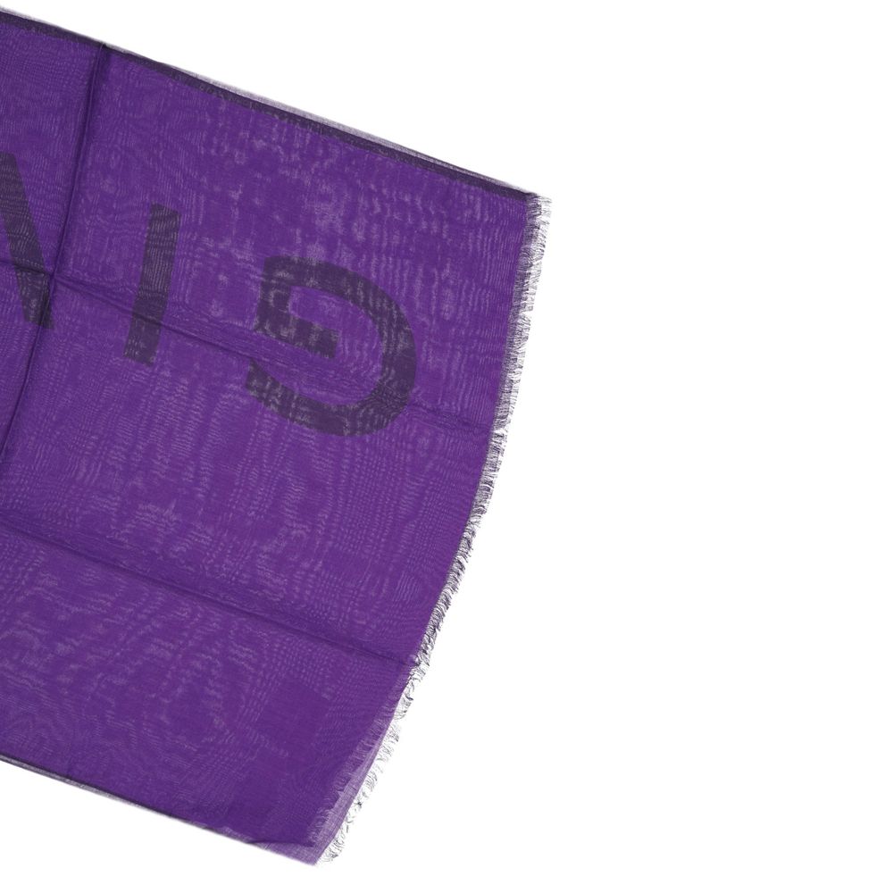 Givenchy Purple Cashmere Foulard