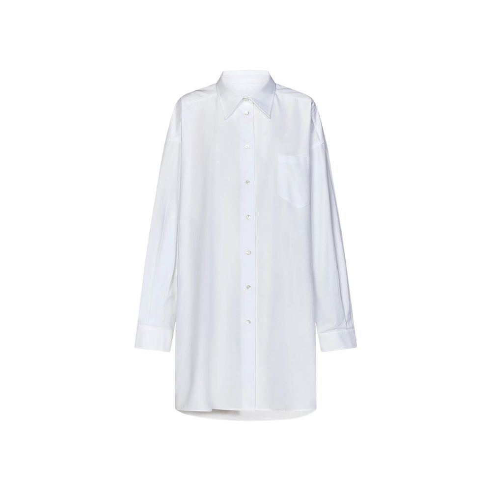 Maison Margiela White Cotton Dress Shirt
