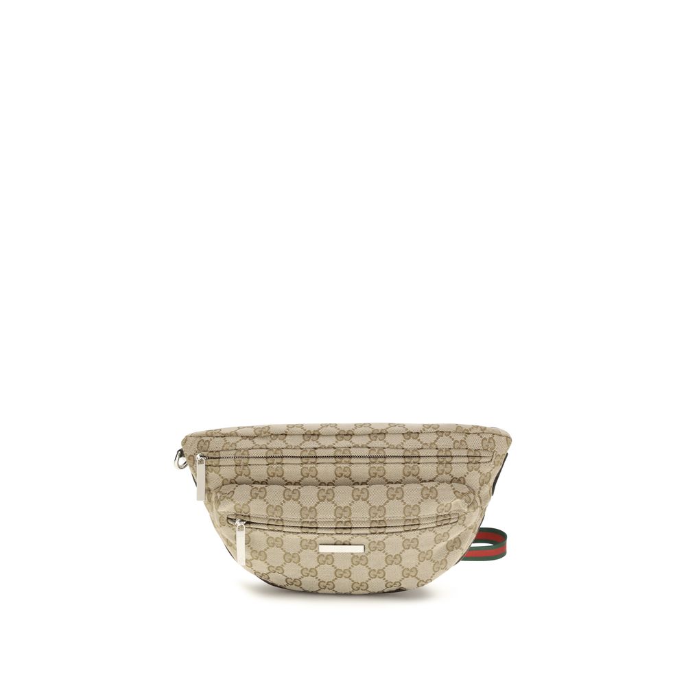 Gucci Beige Polyester Shoulder Bag