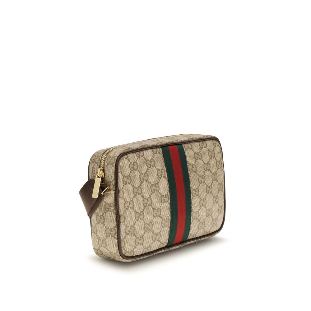 Gucci Beige Cotton Shoulder Bag Gucci
