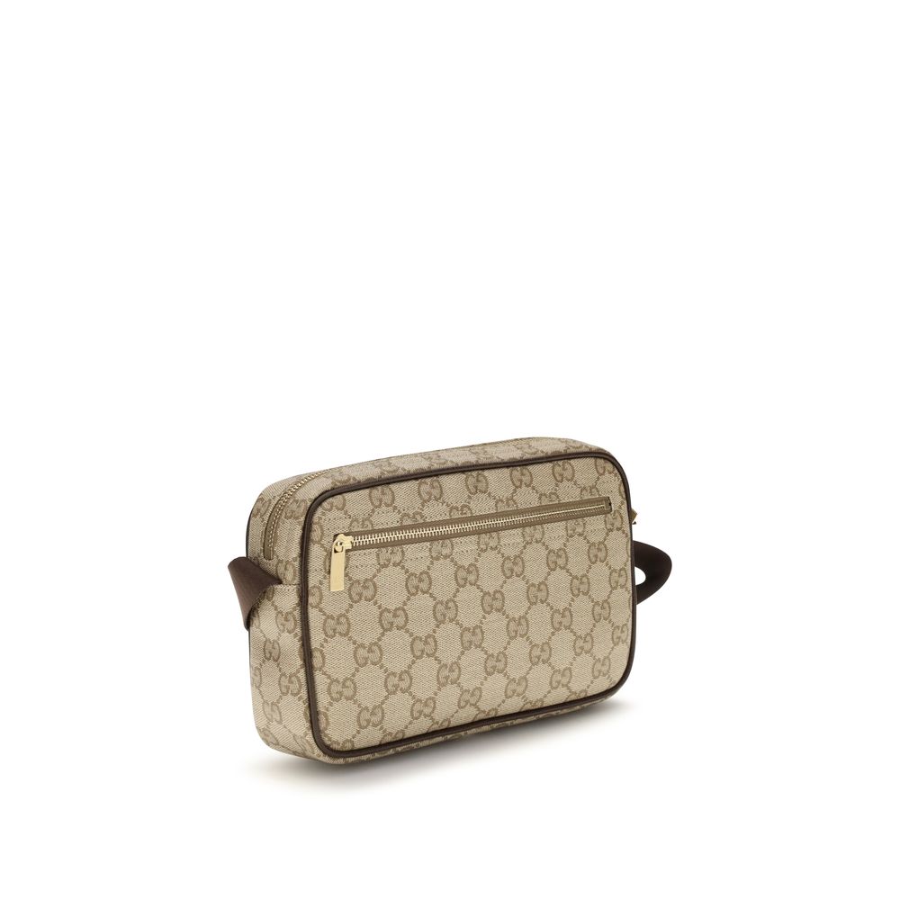 Gucci Beige Cotton Shoulder Bag Gucci
