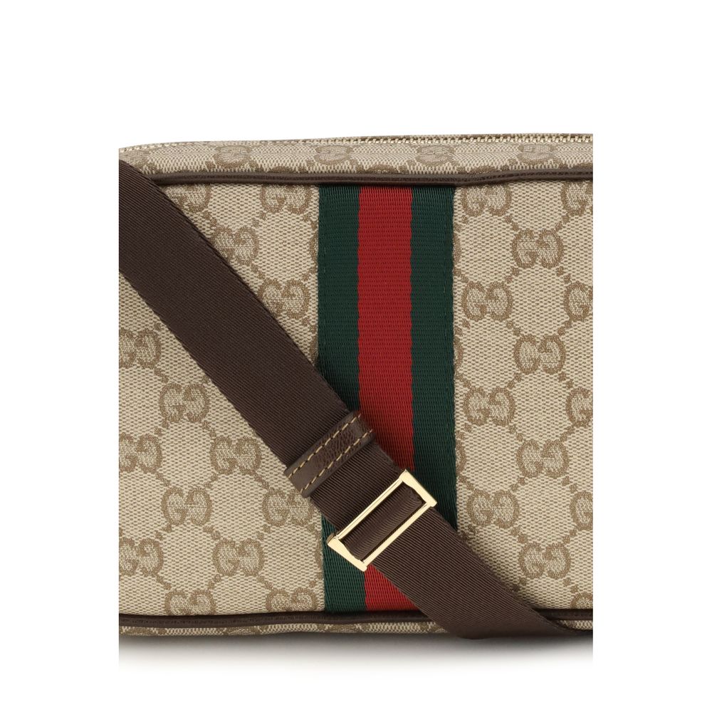 Gucci Beige Cotton Shoulder Bag Gucci