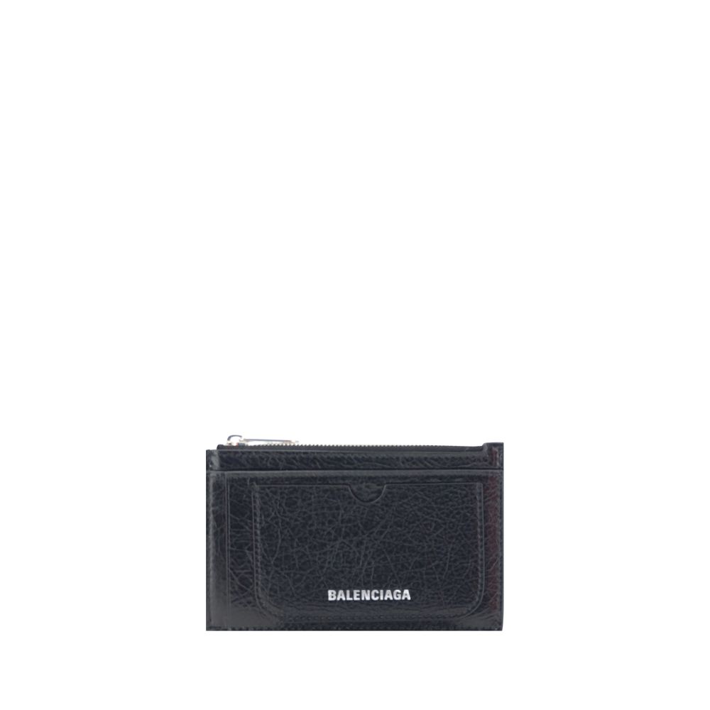 Balenciaga Black Lamb Ovis Aries Aries Wallet