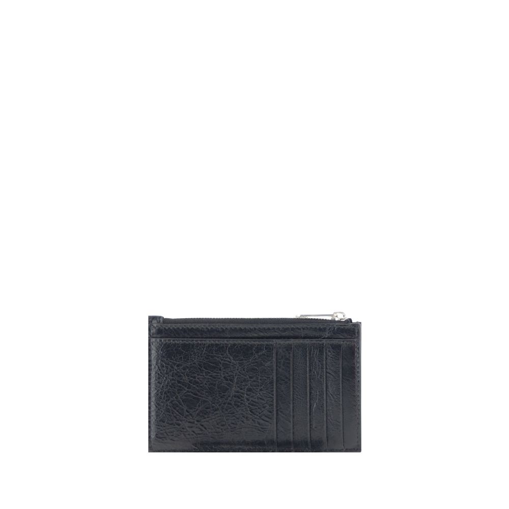 Balenciaga Black Lamb Ovis Aries Aries Wallet