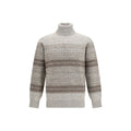 Brunello Cucinelli Gray Alpaca Vicugna Pacos Turtleneck