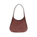 Khaite Bordeaux Calf Leather Bos Taurus Shoulder Bag
