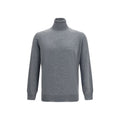 Brunello Cucinelli Gray Wool Oves Aries Turtleneck