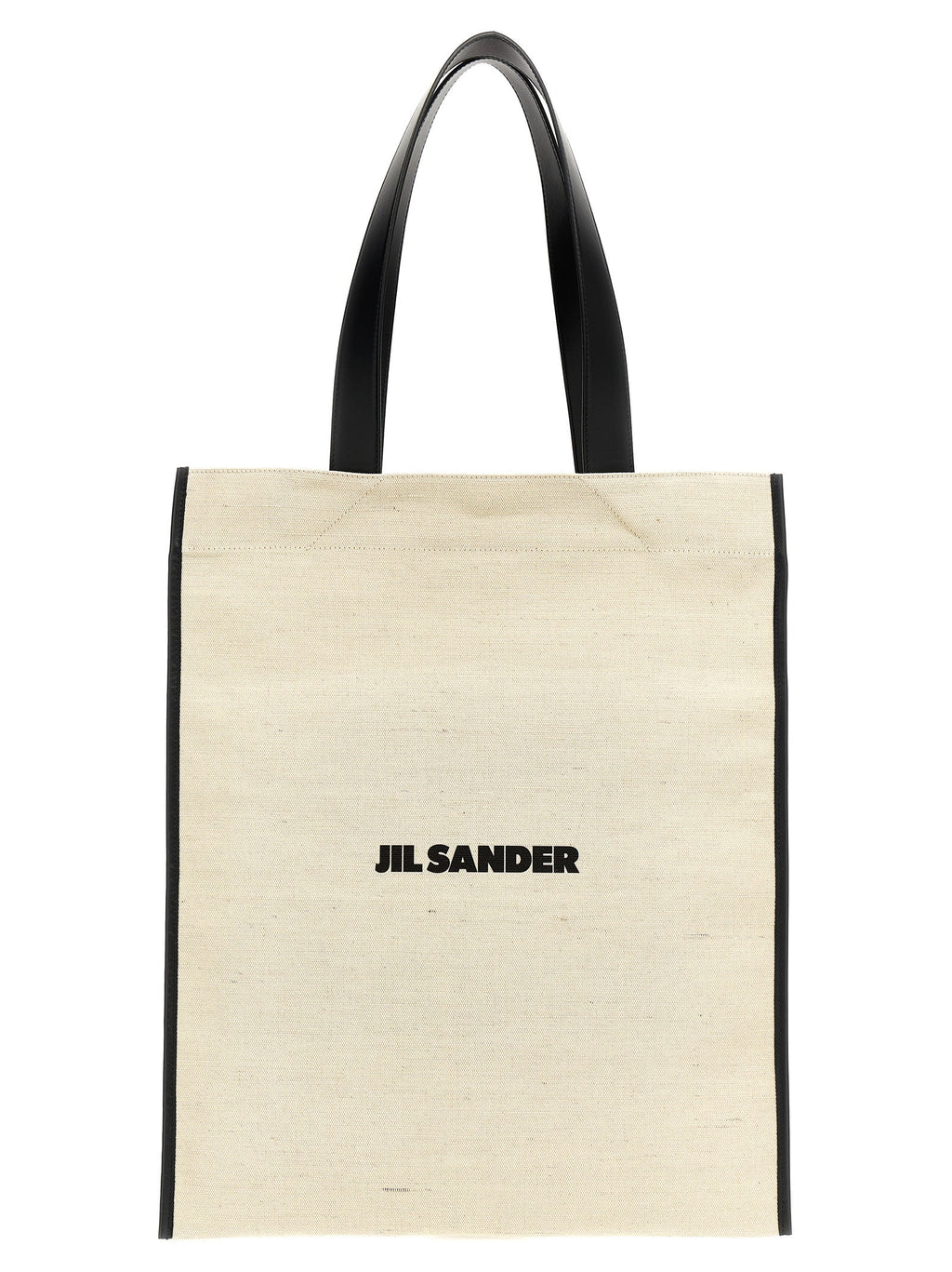 Jil Sander Bicolor Jute Tote Bag