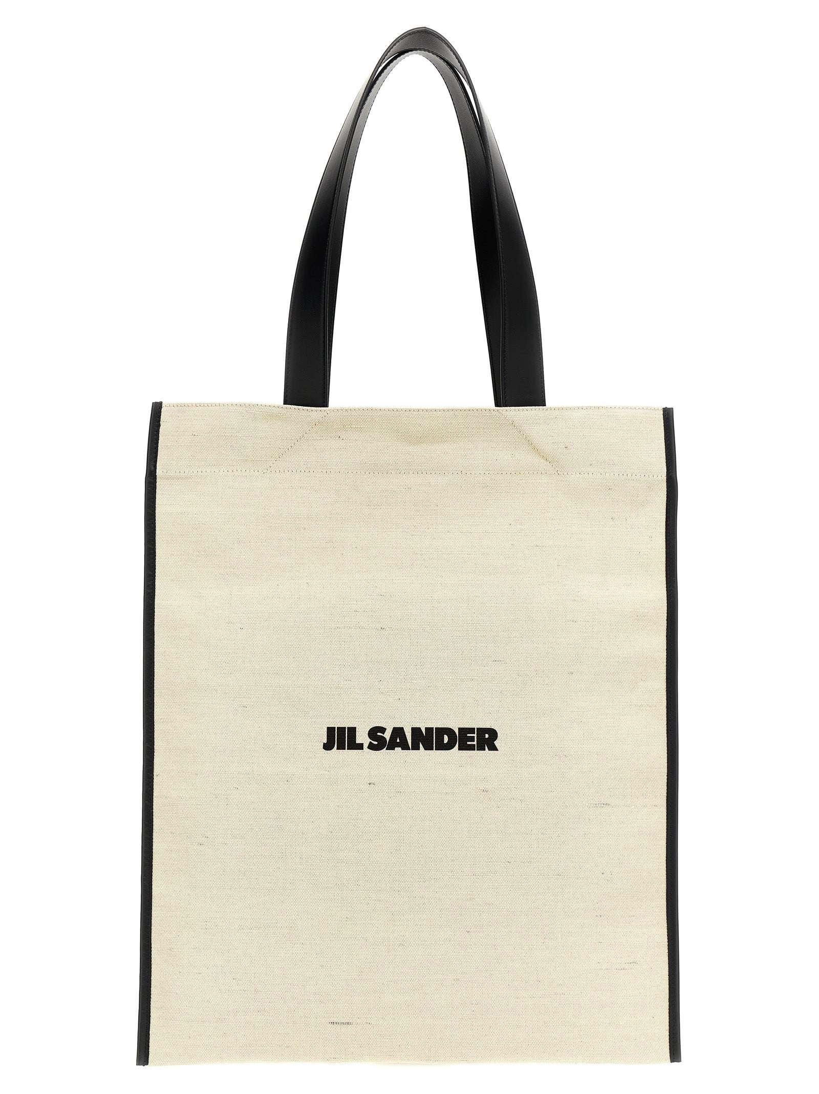 Jil Sander Bicolor Jute Tote Bag
