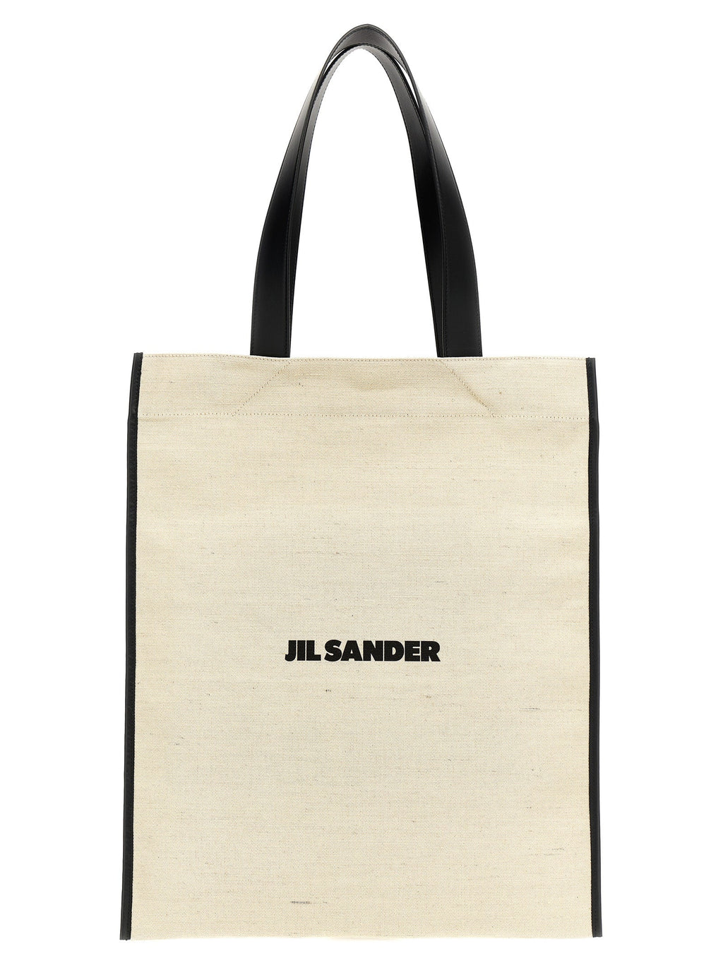 Jil Sander Bicolor Cotton Tote Bag
