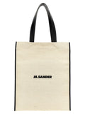 Jil Sander Bicolor Cotton Tote Bag