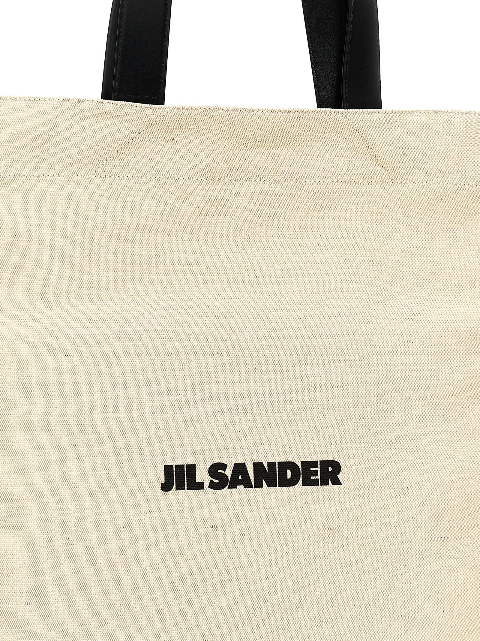 Jil Sander Bicolor Jute Tote Bag