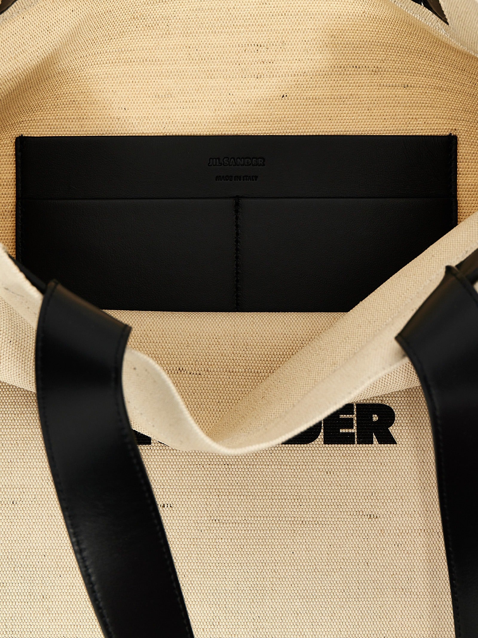 Jil Sander Bicolor Jute Tote Bag
