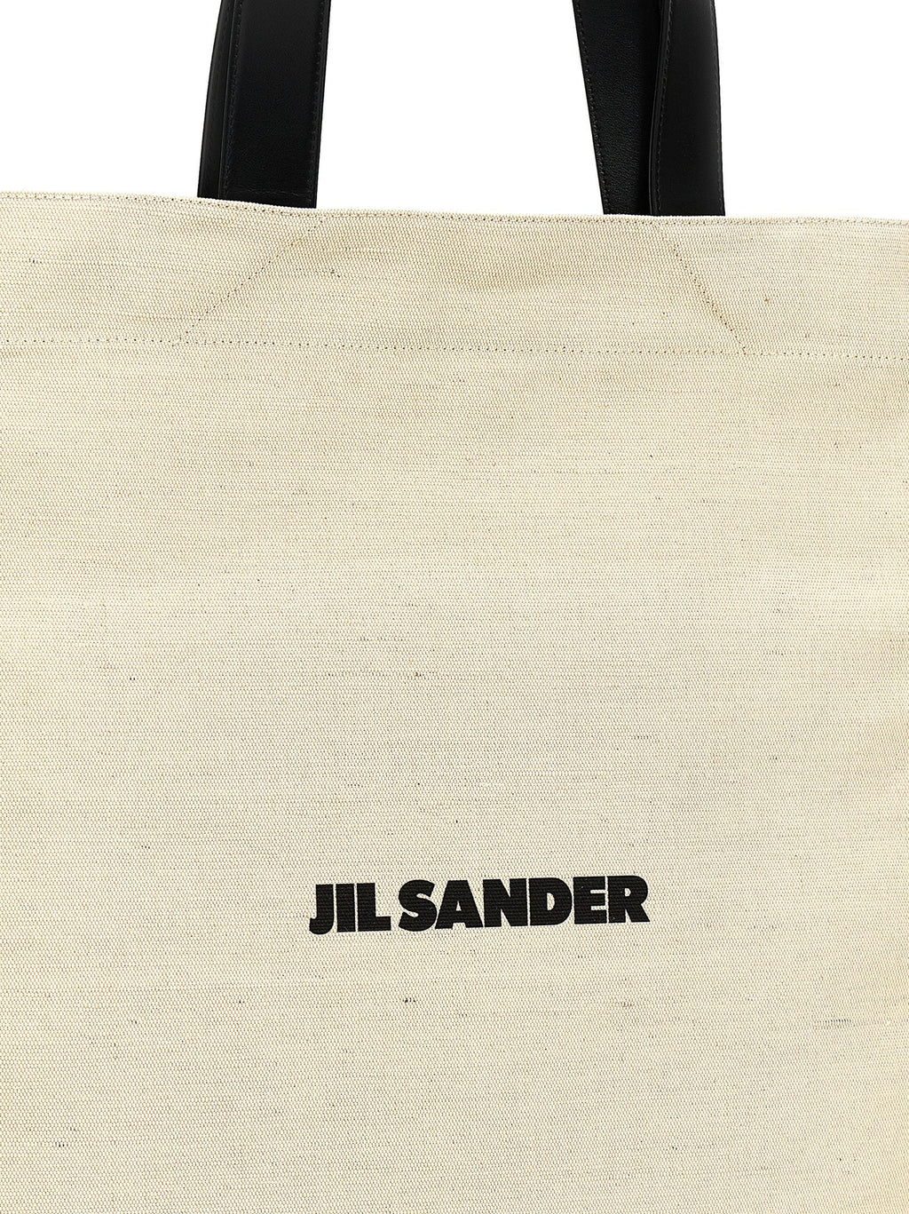 Jil Sander Bicolor Cotton Tote Bag