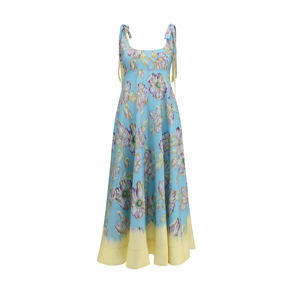 Alemais Multicolor Linen Casual Dress