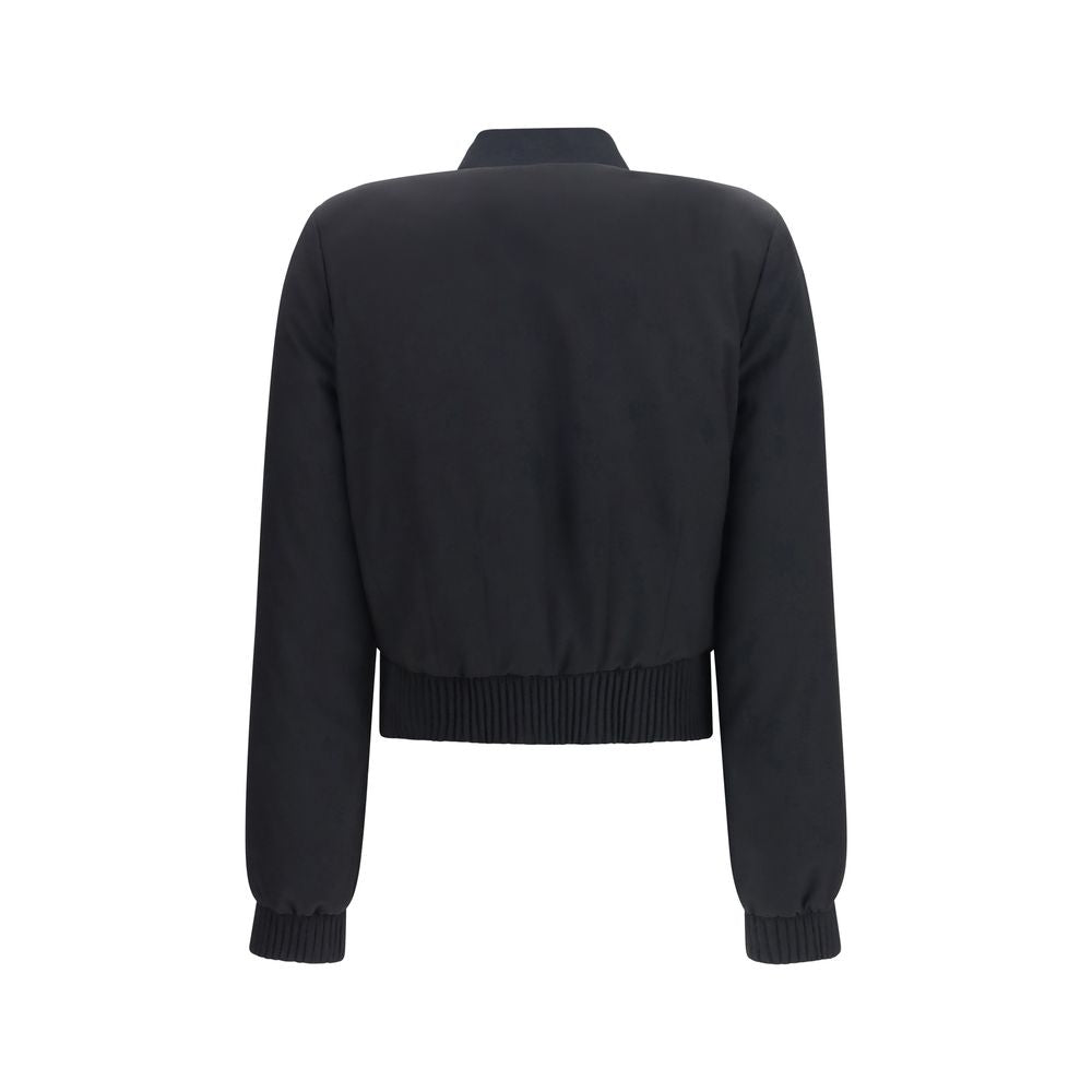 Alexander McQueen Black Polyester Bomber