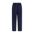 Brunello Cucinelli Blue Wool Oves Aries Pants