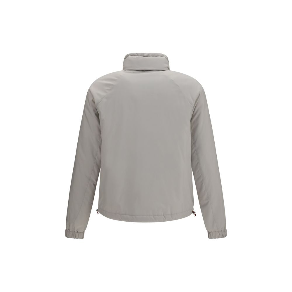 Brunello Cucinelli Gray Polyester Shell Jacket