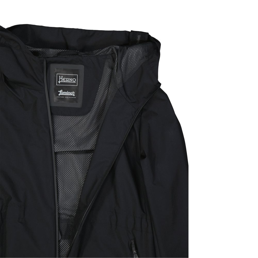 Herno Black Polyester Shell Jacket