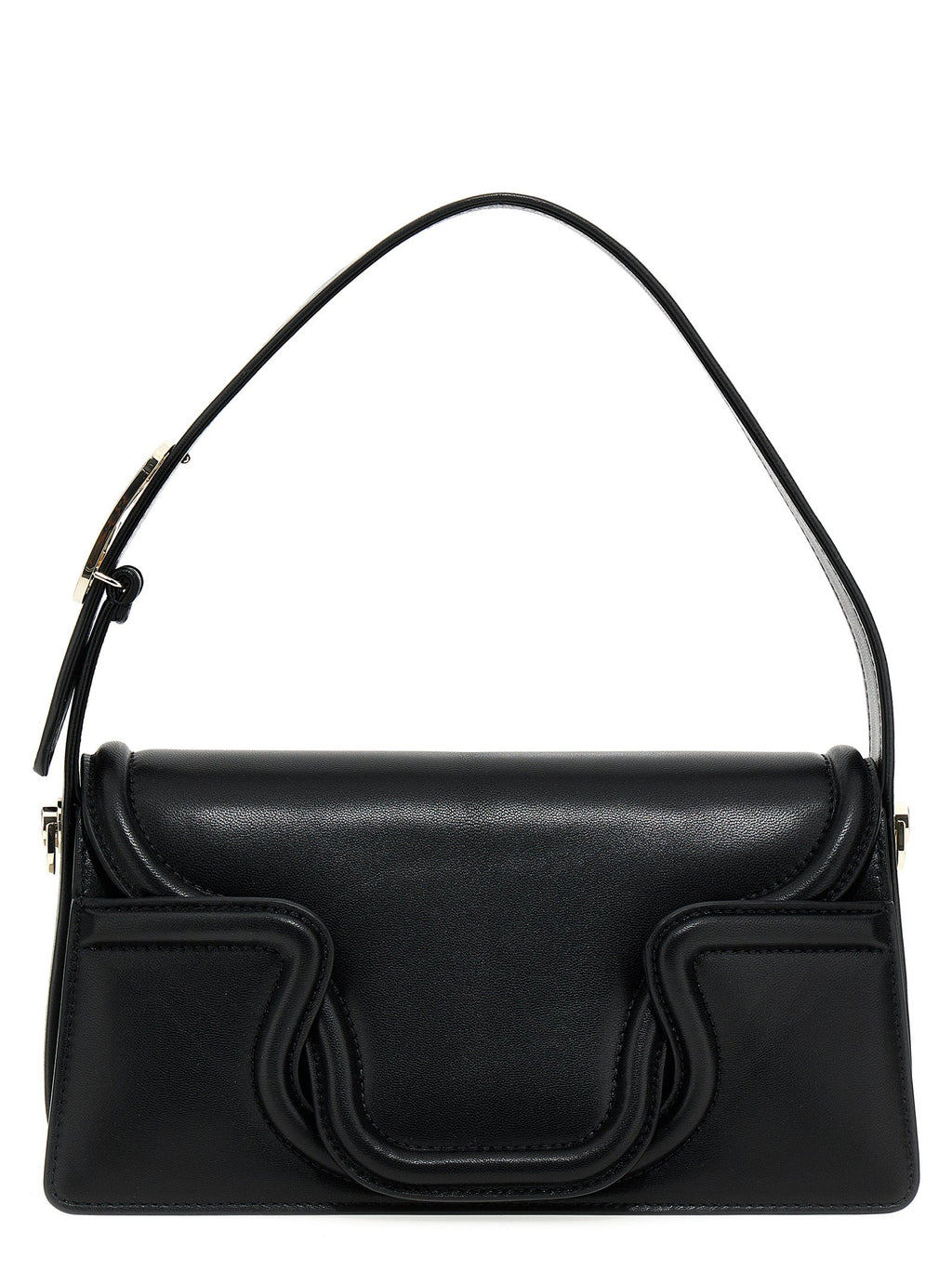Valentino Garavani Black Leather Shoulder Bag