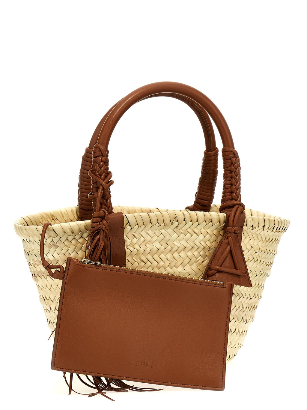 Alanui Brown Marabou Handbag