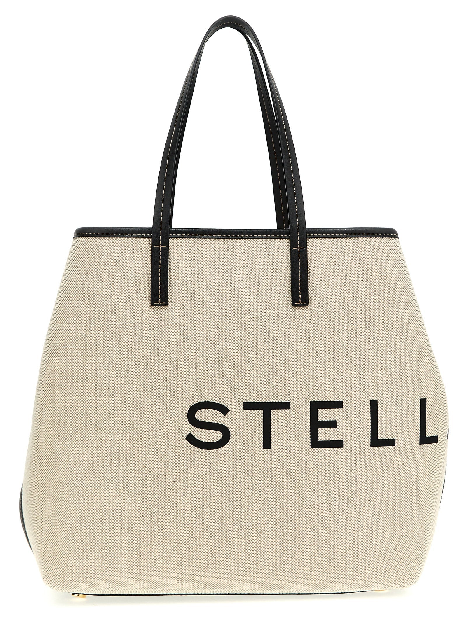 Stella McCartney Beige Cotton Tote Bag