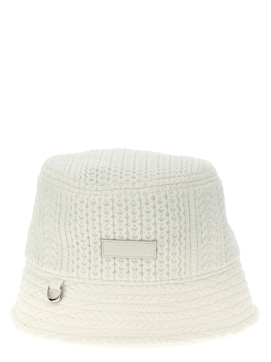 Jacquemus White Viscose Bucket Hat