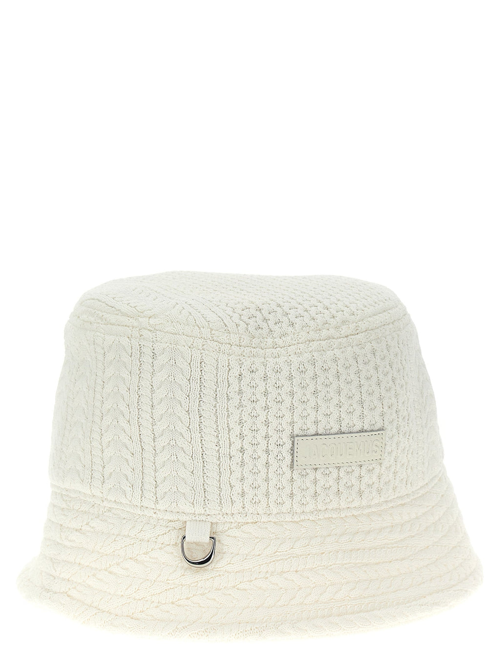 Jacquemus White Viscose Bucket Hat
